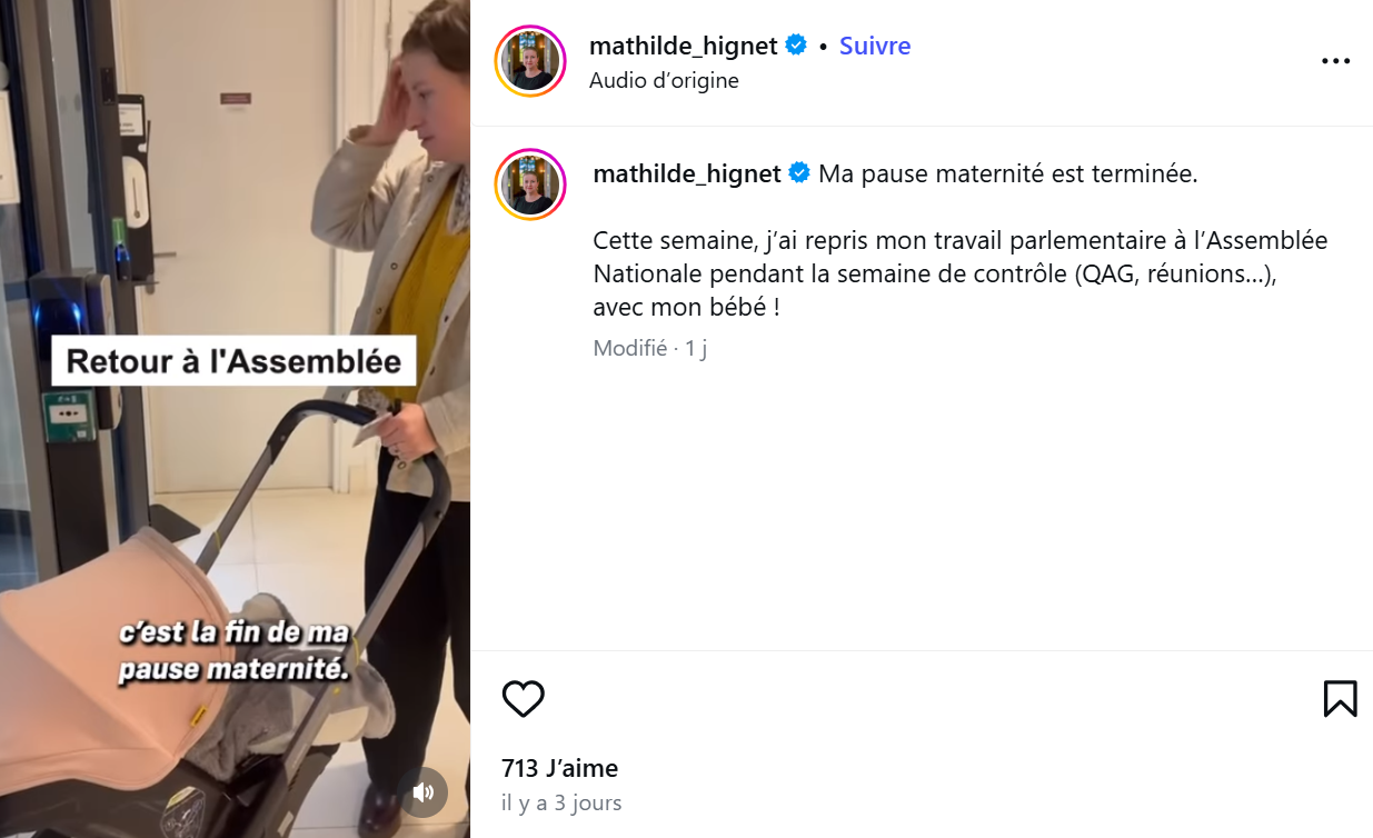 Deputata francese porta il neonato all'Assemblea: un gesto che scuote la politica sulla maternità